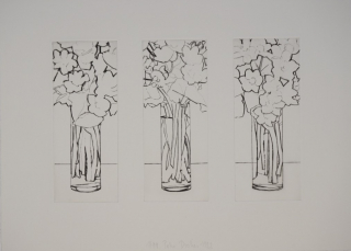 Bl.2 o.T. Blumenstilleben mit Vase (Dreher Peter)